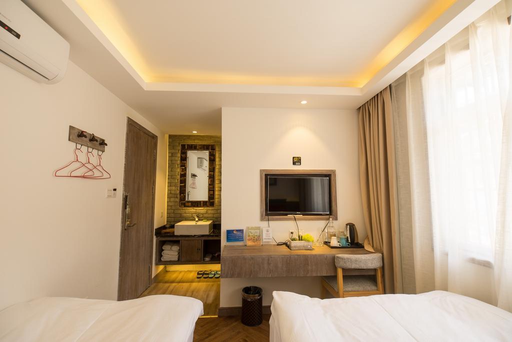 Two Towns Hostel Hangzhou Exteriör bild